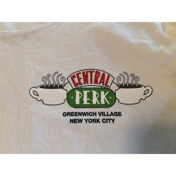 Other - Friends TV Show Central Perk Coffee Shop White Long Sleeve T-Shirt XL